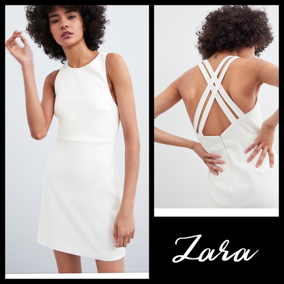 zara crossed dress